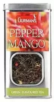 GURMAN'S Pepper Mango, žalioji arbata metaliniame indelyje 70g