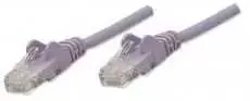 INTELLINET UTP LAN cable, patch, 0.5m, violetinė, 2xRJ45, 453448