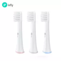 Infly P20C Sonic Dantų šepetėlis Replacement Heads, 3 Pack
