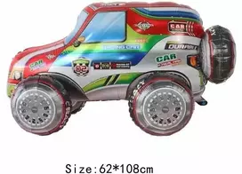 4D lenktyninio automobilio aliuminio plėvelės balionų rinkinys SET3