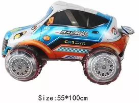 4D lenktyninio automobilio aliuminio plėvelės balionų rinkinys SET2