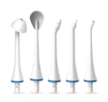 Osom Professional Burnos irigatoriaus antgalių rinkinys OSOM Oral Care Replacement Tips Kit OSOMORALWF8801KIT, baltos spalvos, 5 vnt.