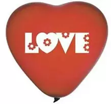 GoDan Širdelės formos balionai Love 30cm/5vnt.