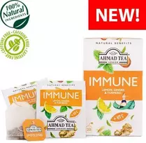 Ahmad Tea Natūrali arbata ''Immune'', vokeliuose su siūlu, 20 vnt.