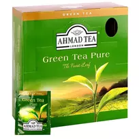 Žalioji arbata Ahmad Alu Žalias Pure folijos vokeliuose (100 vnt)