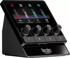 Hercules Stream 100 | Juodas | Audio Controller