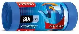 Šiukšlių maišai Paclan, 80l, 20 vnt., 23MK