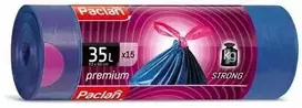 Šiukšlių maišai Paclan, dvisluoksniai, 35 l, 15 vnt., 30MK