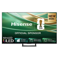 Hisense E8S, 55'', 4K UHD, ULED Mini LED, juodas - Televizorius