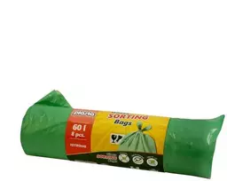Šiukšlių maišai Plasta, 60 l, 8 vnt., 30MK