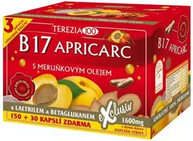 TEREZIA B17 APRIKARKAS SU ABRIKOSŲ ALIEJUMI 180 KAPSULIŲ