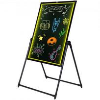 Piešimo planšetė LED žinučių rašymo lenta, 81,3x61 cm, apšviesta nuvaloma kreidinė lenta