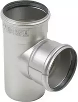 BLÜCHER nerūdijančio plieno vamzdis, 110-110 mm, 87,5 laipsnių