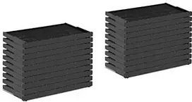 Wiesenfield Plastikinis bičių rėmas su gyvatėmis 483 x 232 mm - 20 vnt
