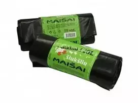 Šiukšlių maišai Plasta, 160l/10vnt., 50mikr.