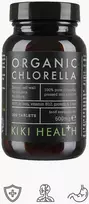 KIKI Health Organic CHLORELLA - Detoksikuojanti Chlorelė, 200 tablečių