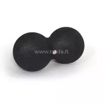 SISSEL® Myofascia dvigubas kamuoliukas, 8x16 cm, juodos spalvos