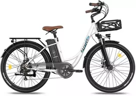 Elektrinis dviratis Fafrees F26 Lasting, 26", baltas, 250W, 20,3Ah
