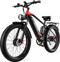 Elektrinis dviratis Duotts F26, 26", 1500W, 17,5Ah LG, raudonas