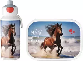 Rosti Mepal Mepal Gertuvė ir pietų dėžutė rinkinys vaikams ‘Arklys’ Wild Horse