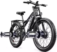 Elektrinis dviratis Gunai GN68, 26", 2000W, 17,5 Ah SAMSUNG, juodas