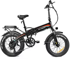 Elektrinis dviratis Kaisda K2-P-PRO, 20", 750W, 15Ah, juodas