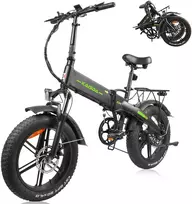 Elektrinis dviratis Kaisda K2M 20", 500W, 13Ah, juodas