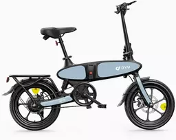 Elektrinis dviratis DYU C2, 16", 250W, 7,5Ah, mėlynas