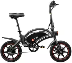 Elektrinis dviratis DYU D3F, 14", 250W, 10Ah, juodas