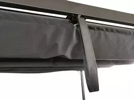 Pavėsinė Pergola SPRINT WALL PLUS 4x2.7m, Anthracite/Pilkas, montuojama prie sienos