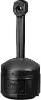 Justrite Lauko miesto peleninė ant stabilaus pagrindo. 15L sk. 42cm aukštis 98cm juodas