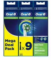 „Oral-B Pro Cross Action“ papildymas 9 vnt