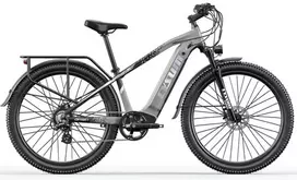 Elektrinis dviratis Cysum Speedy, 27,5", 500W, 14Ah, pilkas