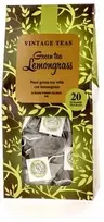 Vintage Teas Žalias Tea Lemongrass - 20 arbatos pakelių