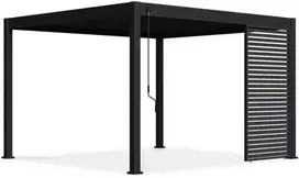 Horizontalios žaliuzės pavėsinėms Pergola ELEGANCE/DELUXE/FUSION 1.3 m, Anthracite (123.5 cm)