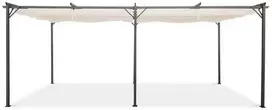Pavėsinė Pergola SPRINT 3x6, Anthracite/Baltas