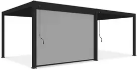 Roletas pavėsinėms Pergola ELEGANCE/DELUXE/FUSION 3.6 m, Anthracite (339.9 cm)