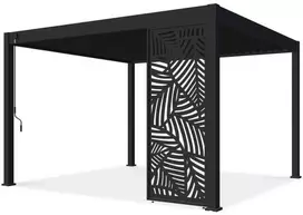 Dekoratyvinė panelė DECO 1.2 m pavėsinėms Pergola ELEGANCE/DELUXE/FUSION, Anthracite