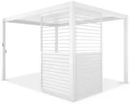Reguliuojama žaliuzių panelė pavėsinei Pergola PREMIUM 3m, Baltas (93 cm)