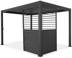 Reguliuojama žaliuzių panelė pavėsinei Pergola PREMIUM 3m, Anthracite (93 cm)