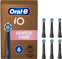 Końcówka Oral-B iO Gentle Care, Juodas, 6 vnt.