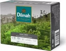 Actis DILMAH Earl pilkas arbata be pakabos, pakuotėje 100 vnt