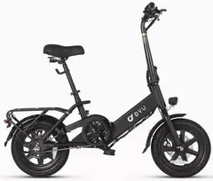 Elektrinis dviratis DYU C3, 14", 250W, juodas