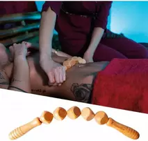 Pusapvalis masažinis volelis inSPORTline Marlee 100