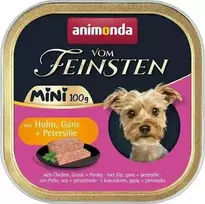Animoda ANIMONDA Vom Feinsten Adult Mini vištiena, goose and parsley - wet dog food - 100g