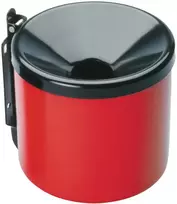 MEVA Savaime gesstanti sieninė peleninė, skirta vidaus ir lauko darbams, raudona, skersmens 15 cm