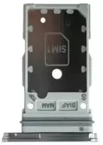SIM kortelės laikiklis Samsung S911/S916 S23/S23 Plus Dual Lime originalus (service pack)