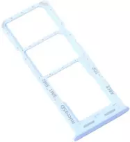 SIM kortelės laikiklis Samsung A236 A23 5G Mėlyna originalus (service pack)