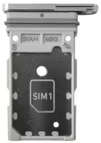 Blue SIM kortelės laikiklis Samsung S918 S23 Ultra Dual Sky Mėlyna/Lime originalus (service pack)