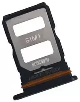 SIM kortelės laikiklis Xiaomi 12 Lite Juodas ORG